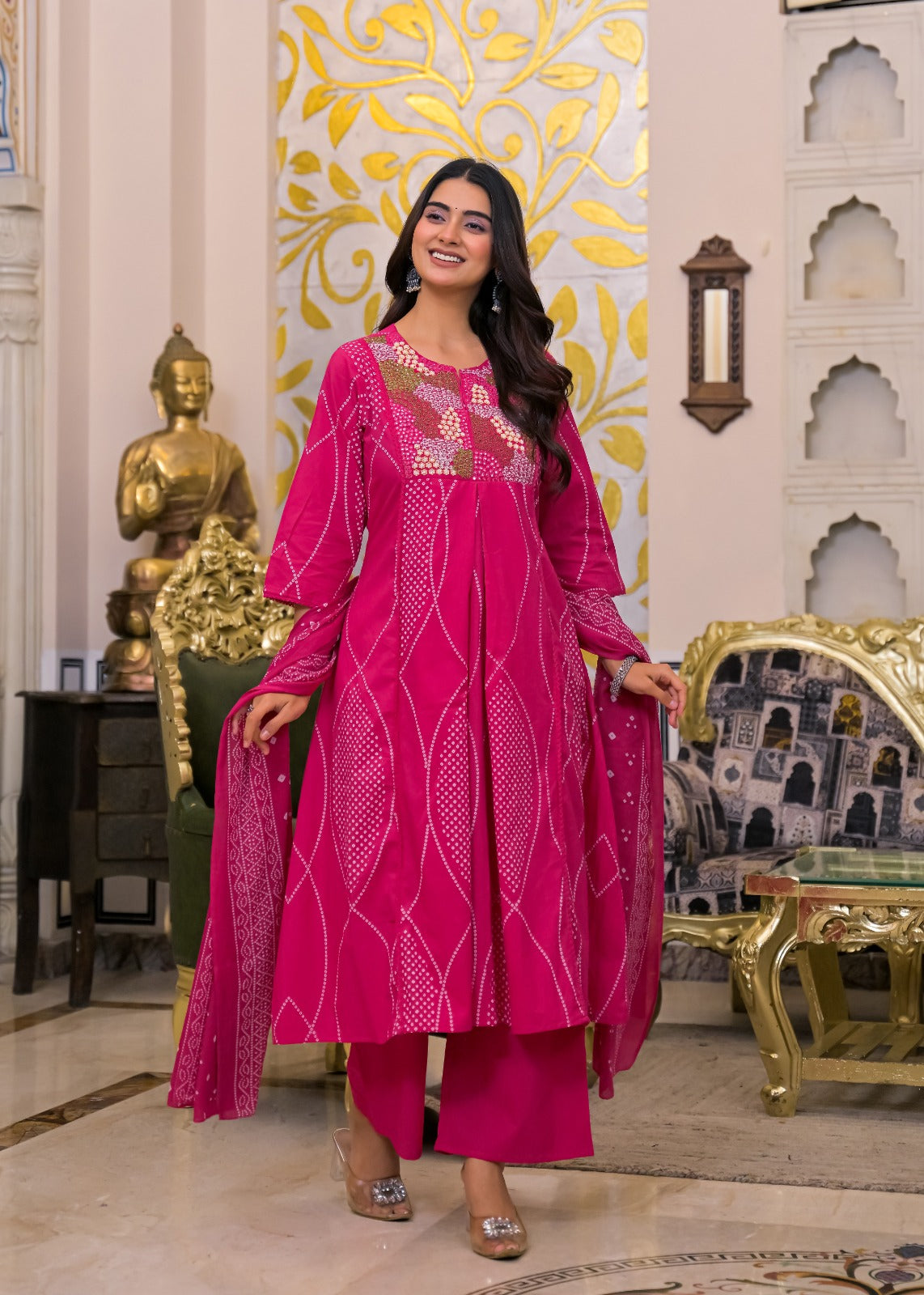 NOOAA Premium Embroidered 3 Piece Suit Set with Dupatta | Festive & Occasion Wear