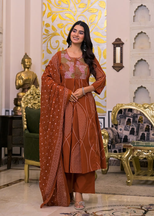 NOOAA Premium Embroidered 3 Piece Suit Set with Dupatta | Festive & Occasion Wear