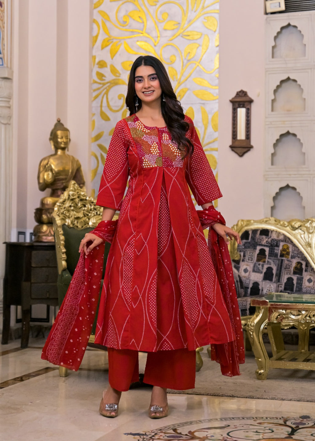 NOOAA Premium Embroidered 3 Piece Suit Set with Dupatta | Festive & Occasion Wear