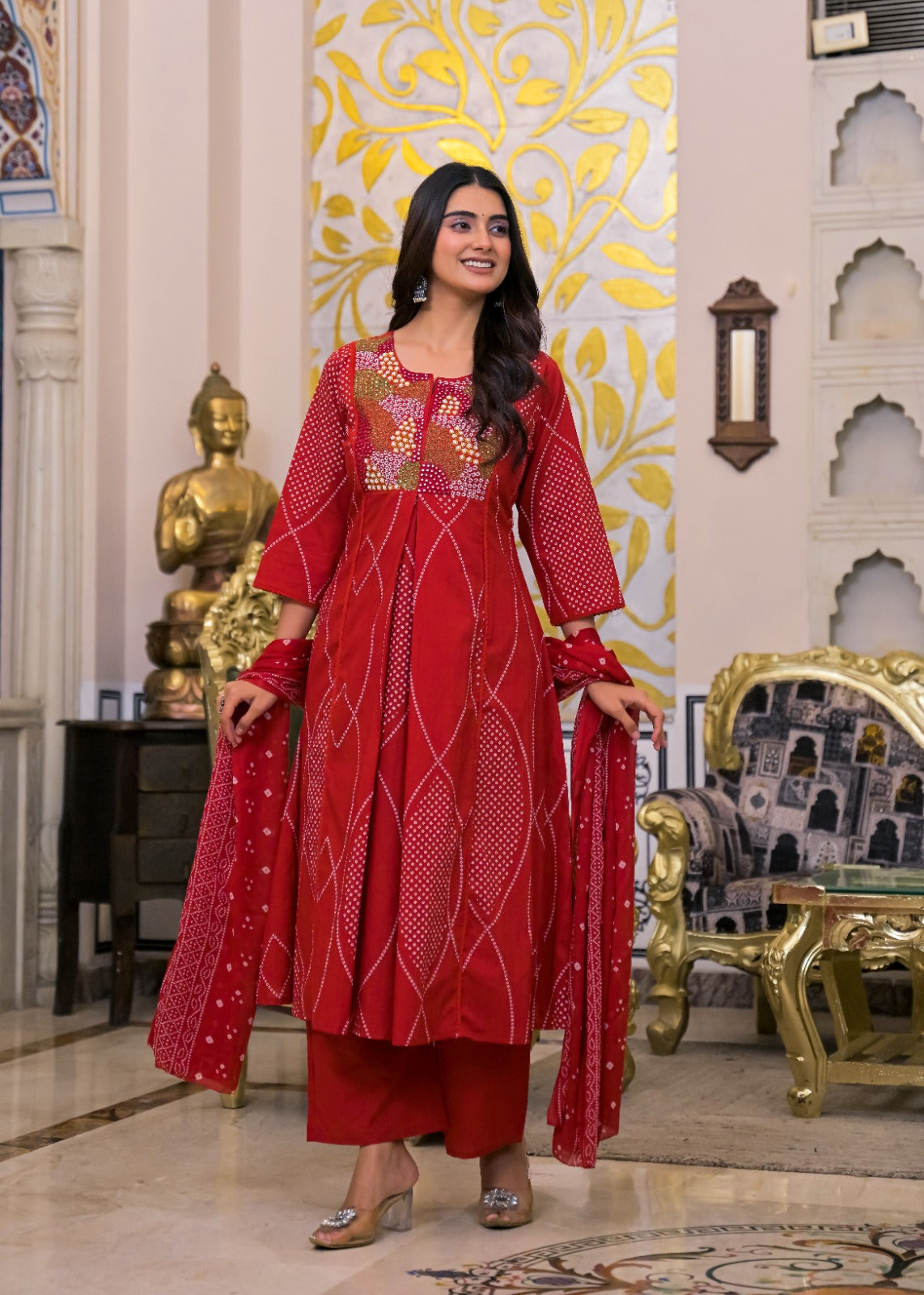 NOOAA Premium Embroidered 3 Piece Suit Set with Dupatta | Festive & Occasion Wear